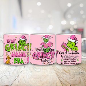 15oz Grinch Christmas 3D Coffee Mug Ceramic Cup